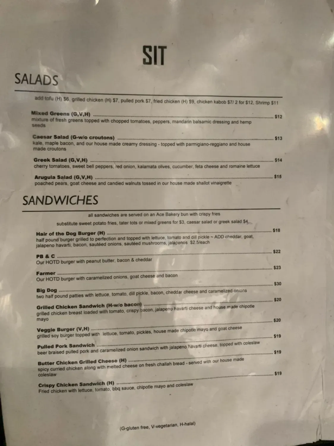 Menu 6