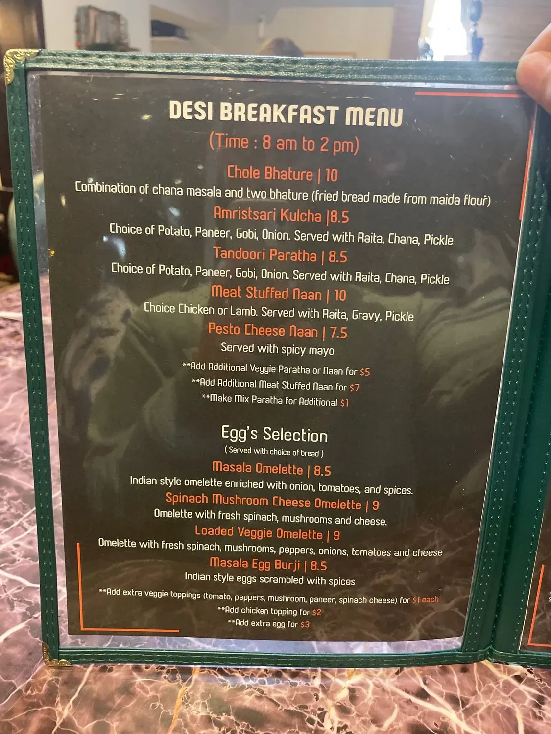 Menu 6