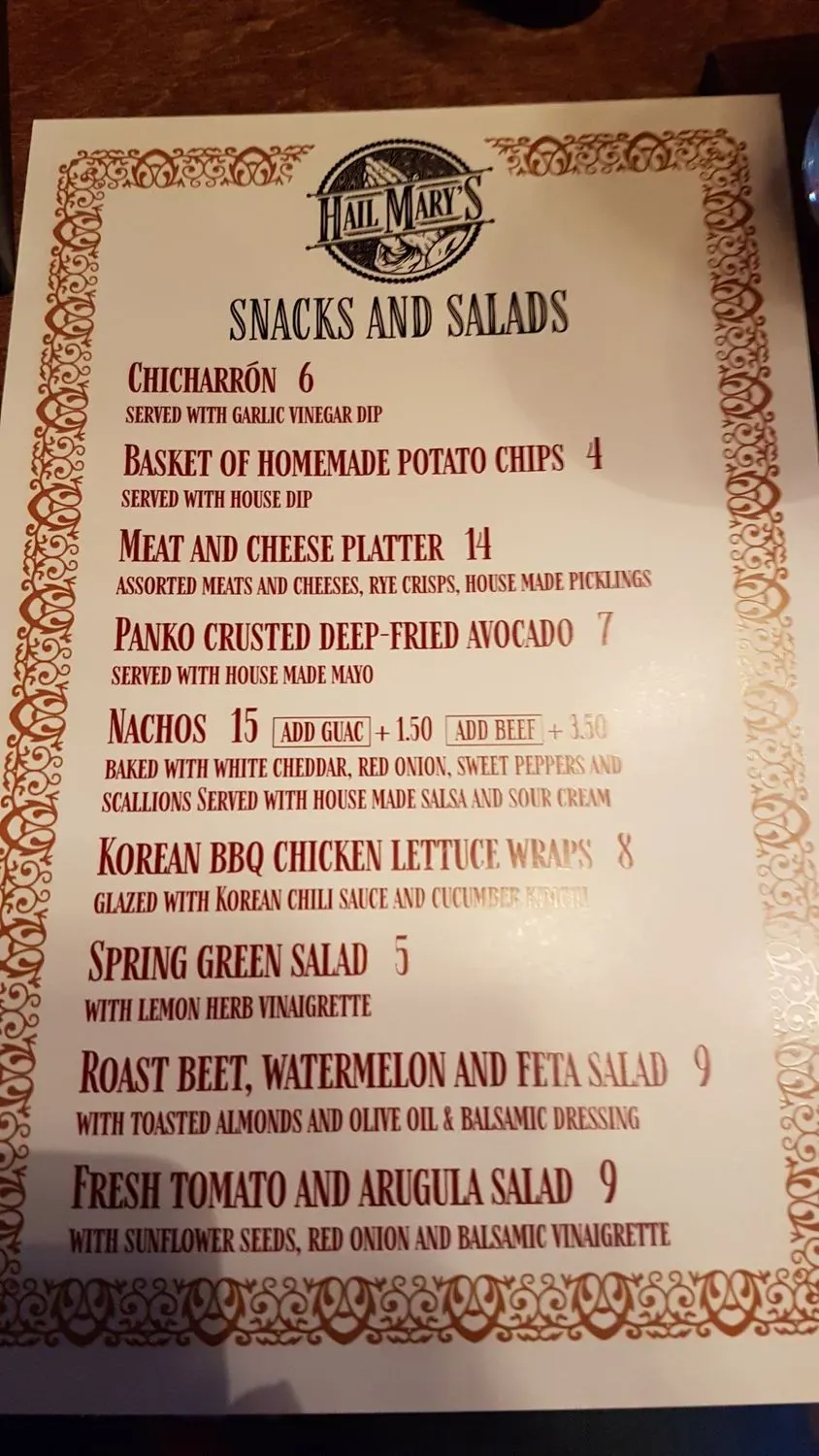 Menu 4