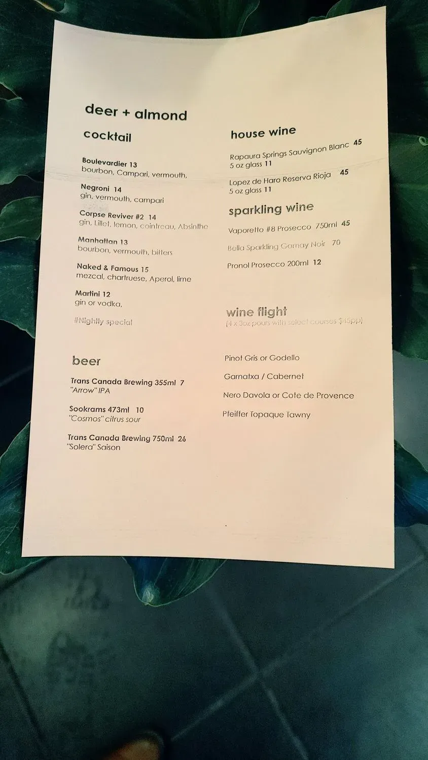 Menu 6