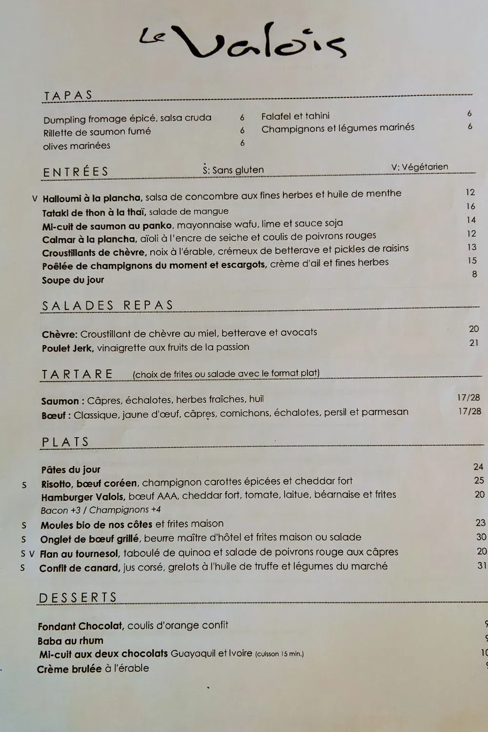 Menu 6