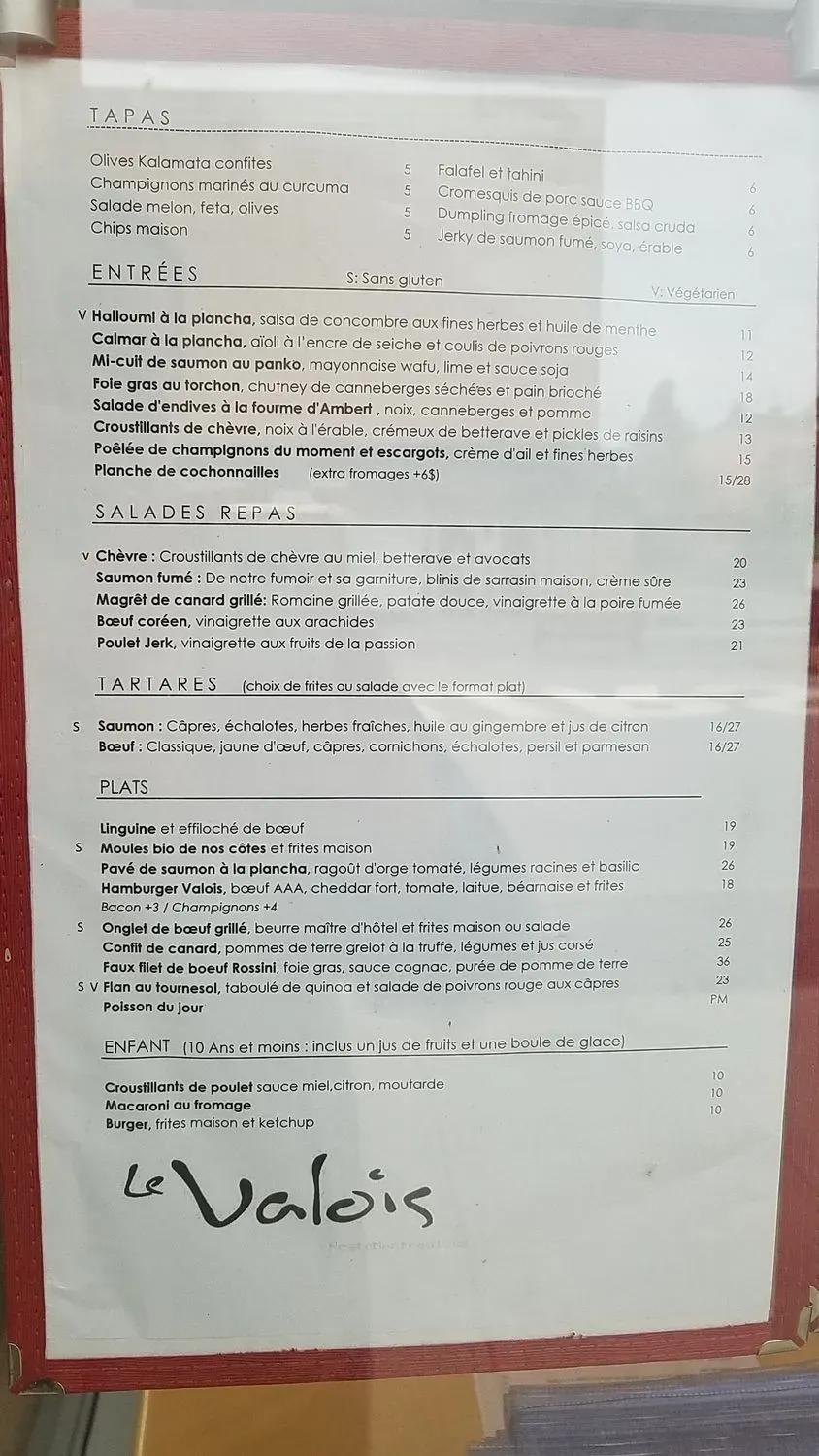 Menu 5