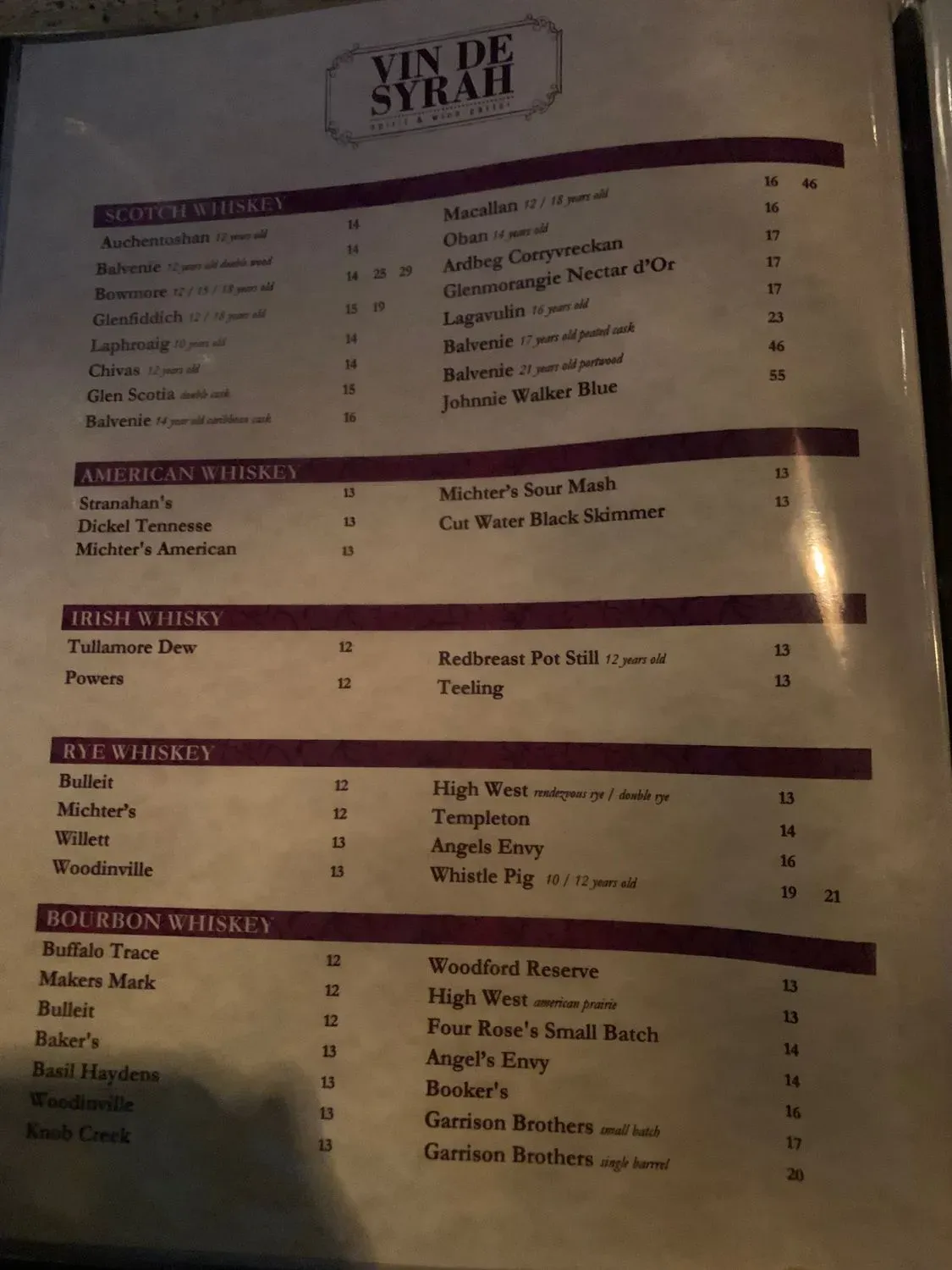 Menu 3