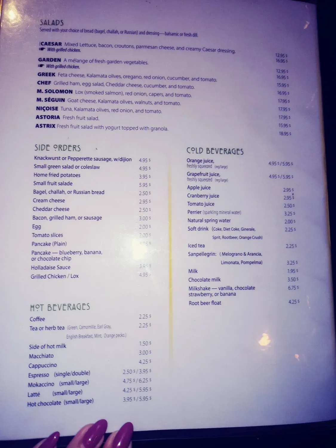 Menu 6