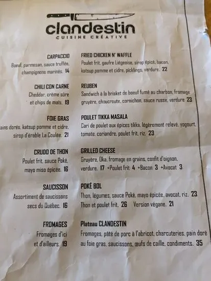 Menu 5