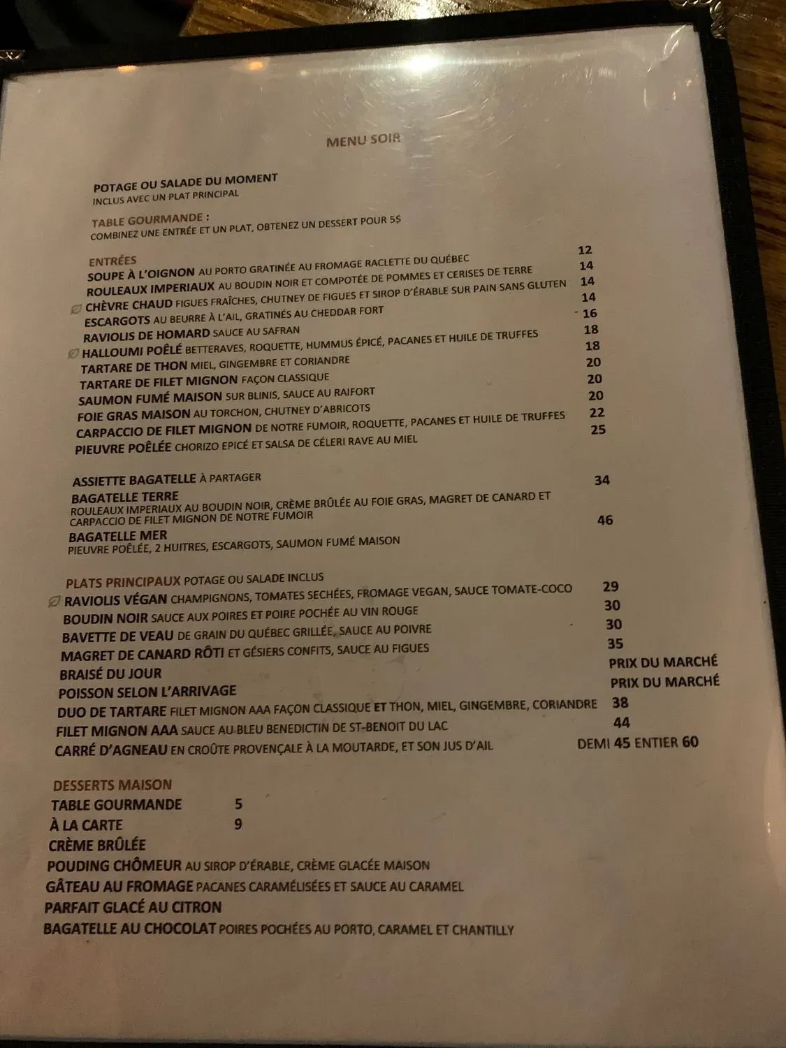 Menu 4