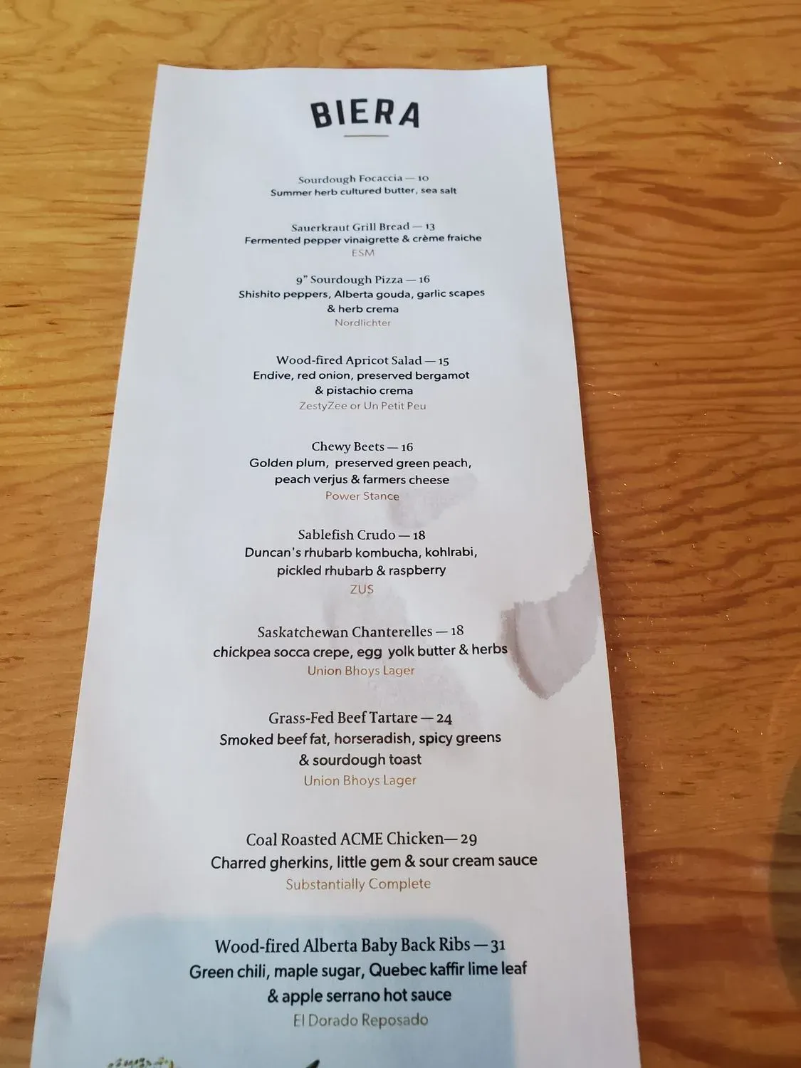 Menu 5