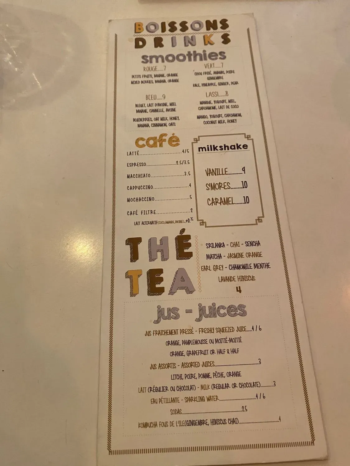 Menu 6