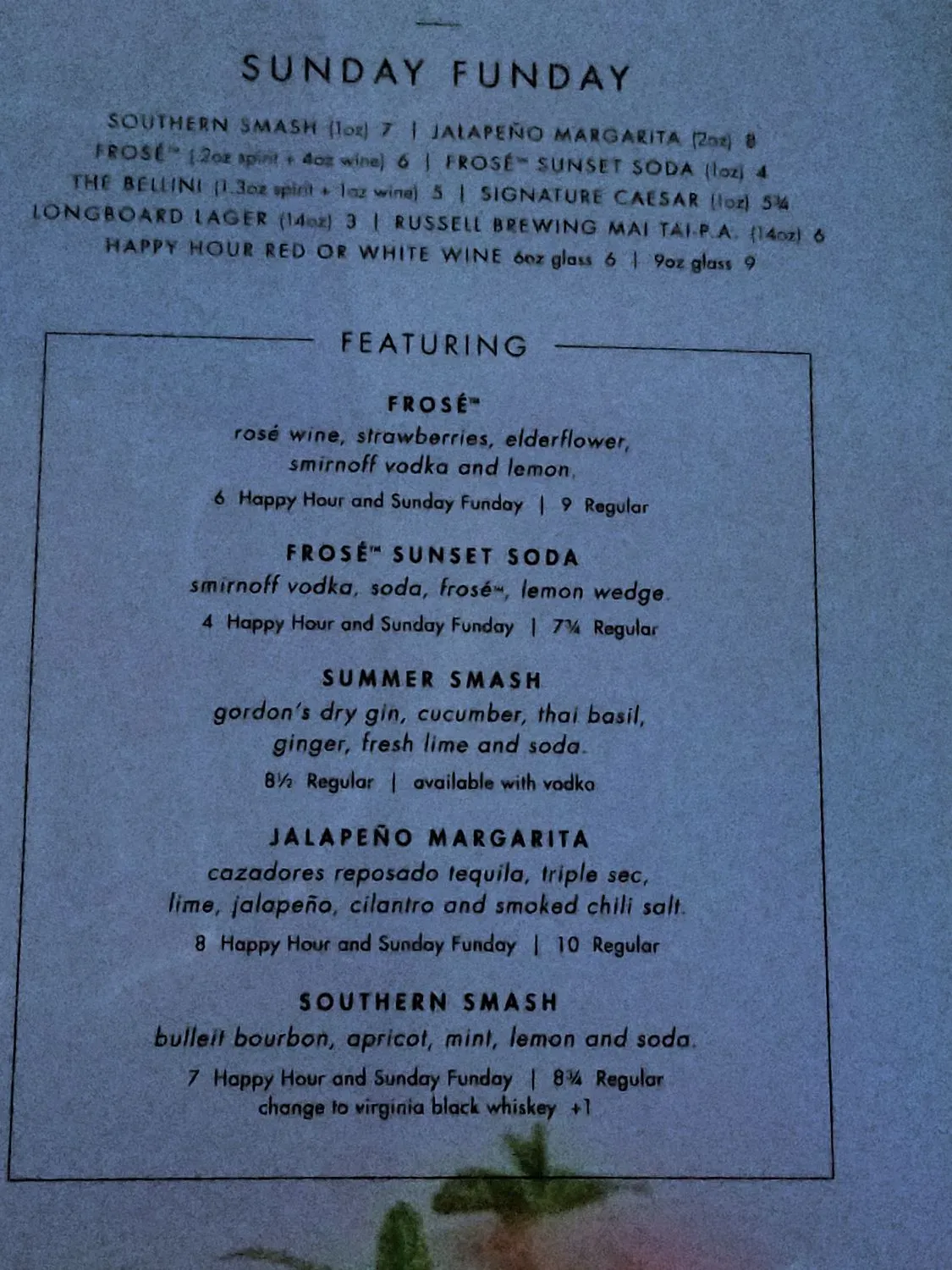 Menu 4