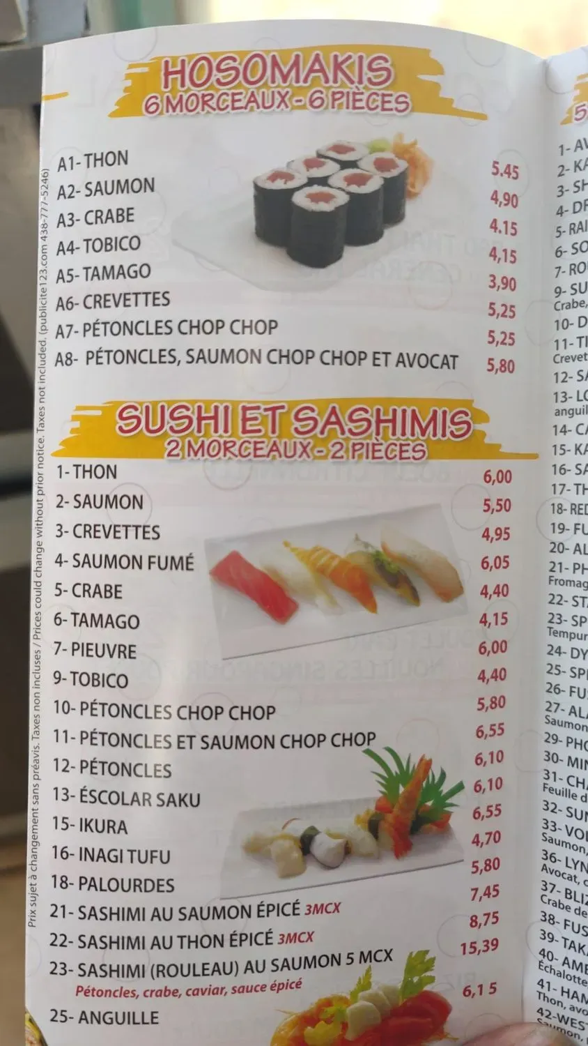 Menu 5