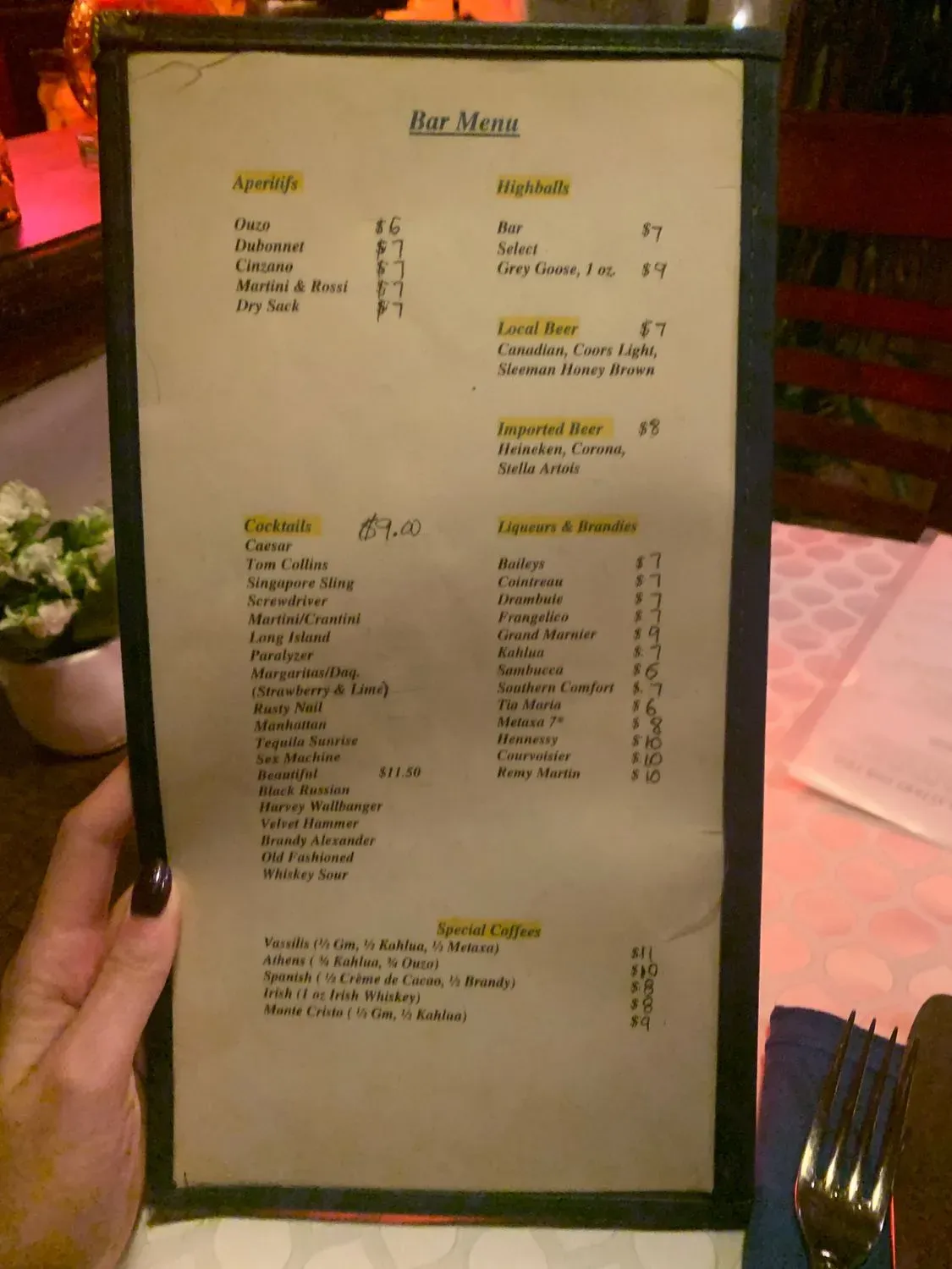 Menu 3