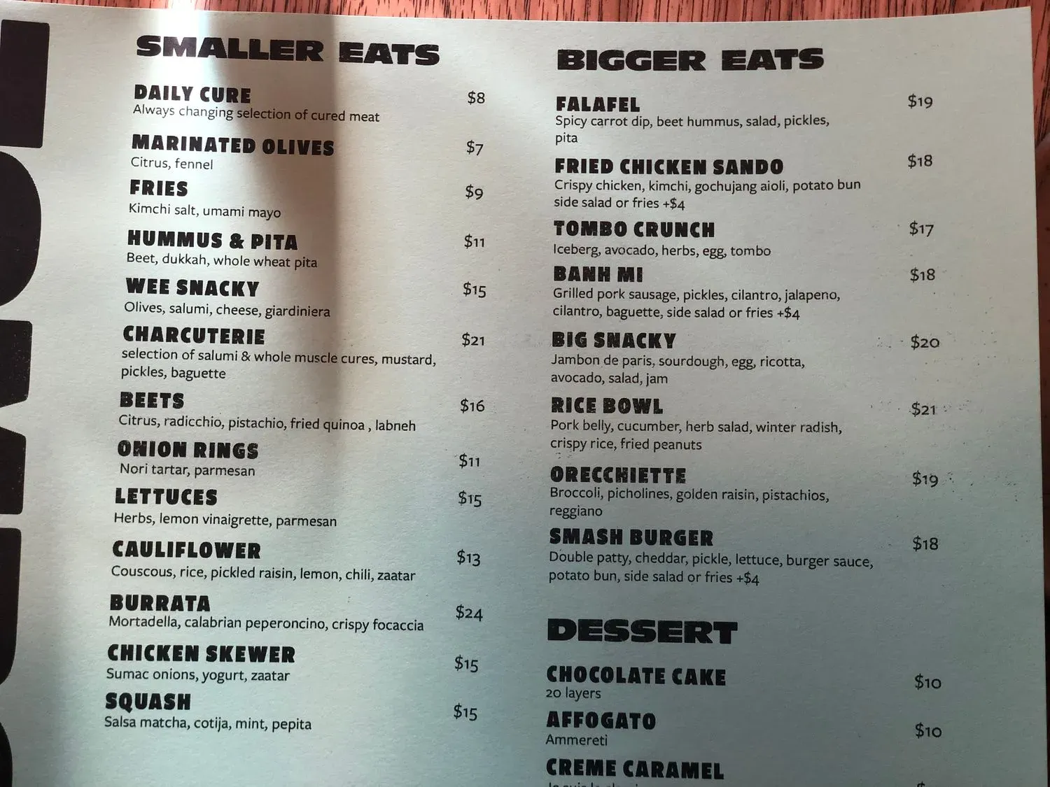 Menu 3