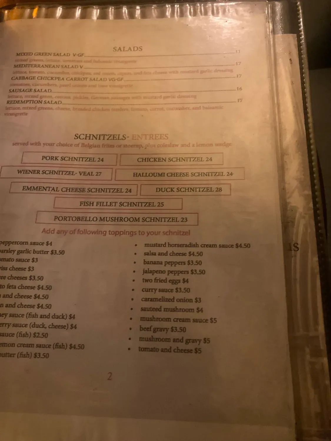 Menu 5