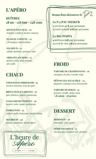 Menu 2