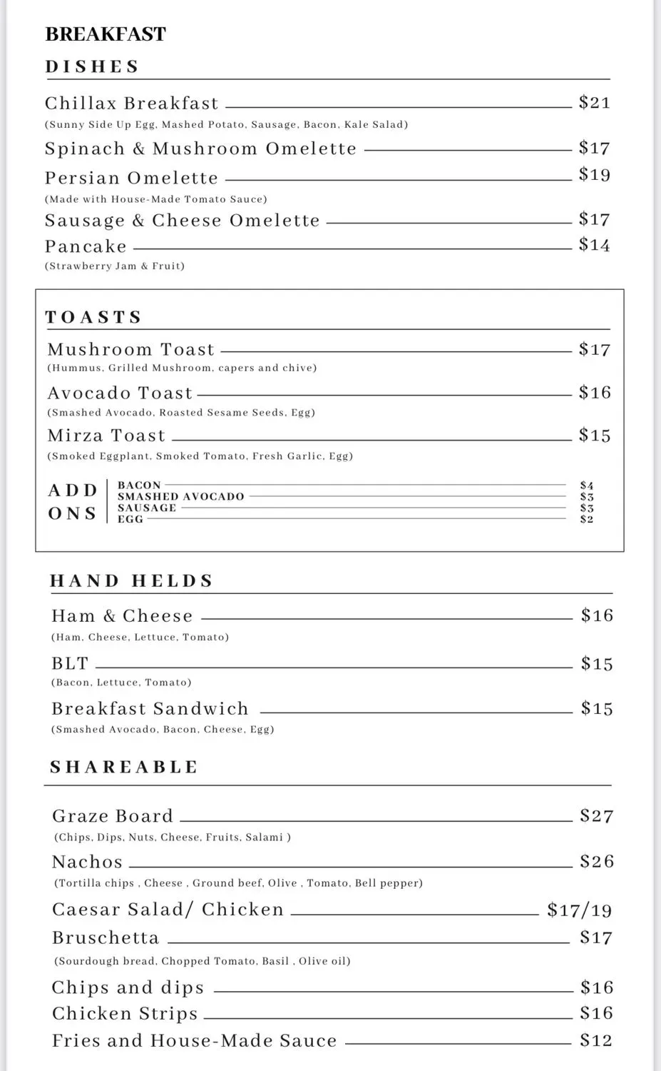 Menu 2