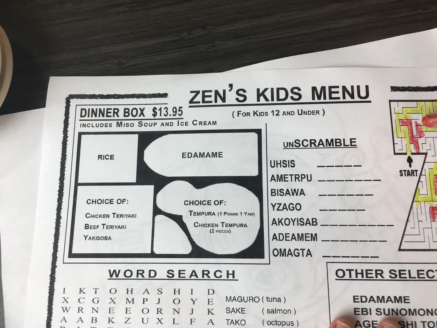 Menu 4