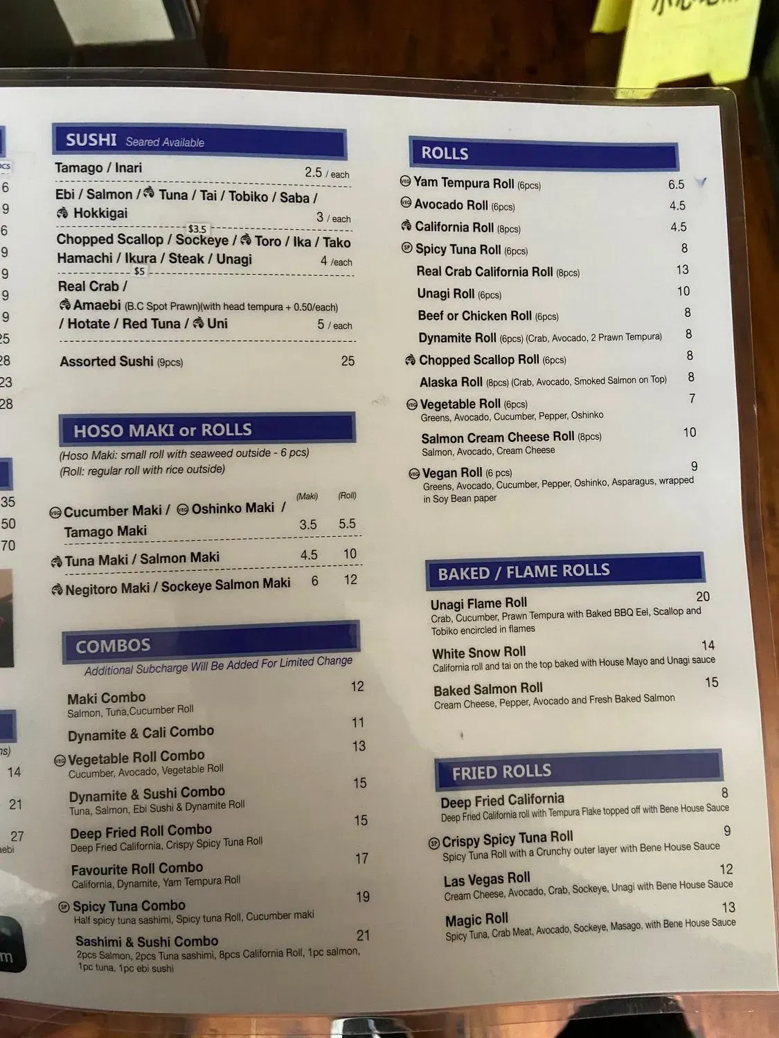 Menu 3