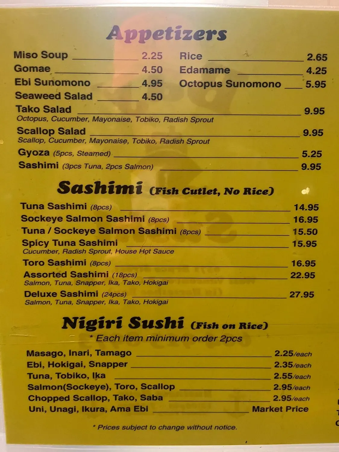 Menu 2