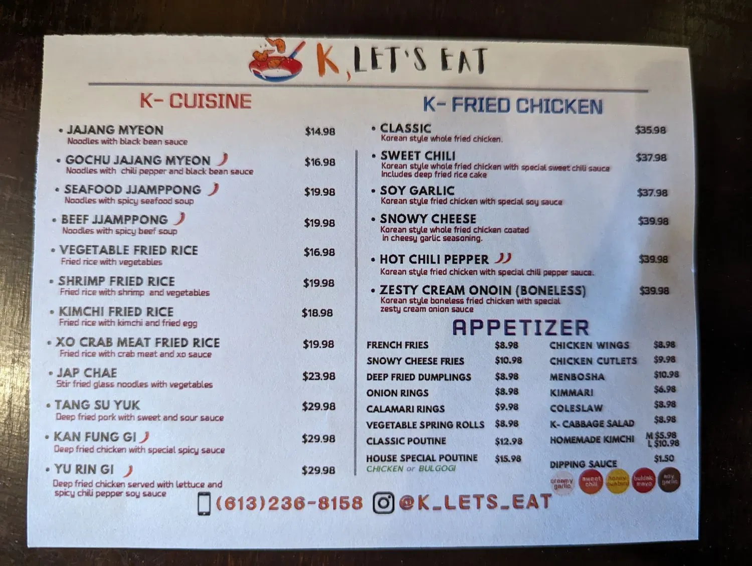 Menu 6