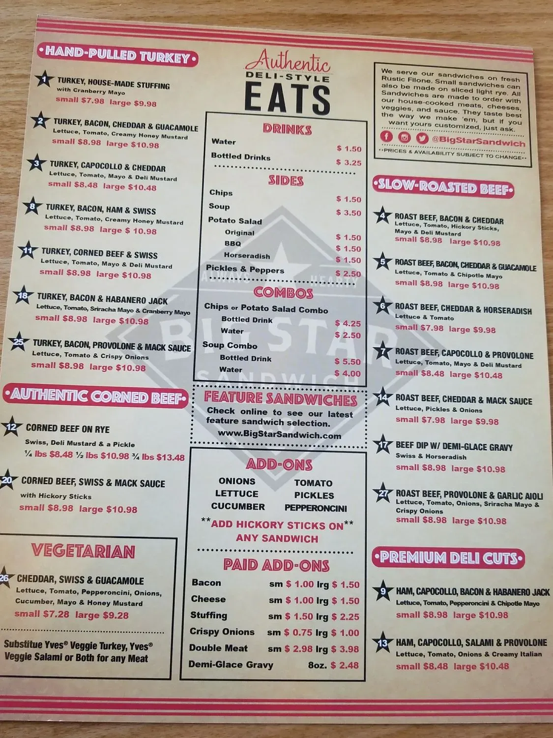 Menu 5