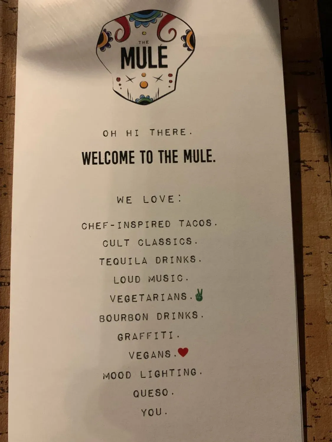 Menu 5