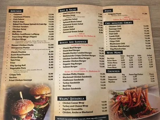 Menu 5