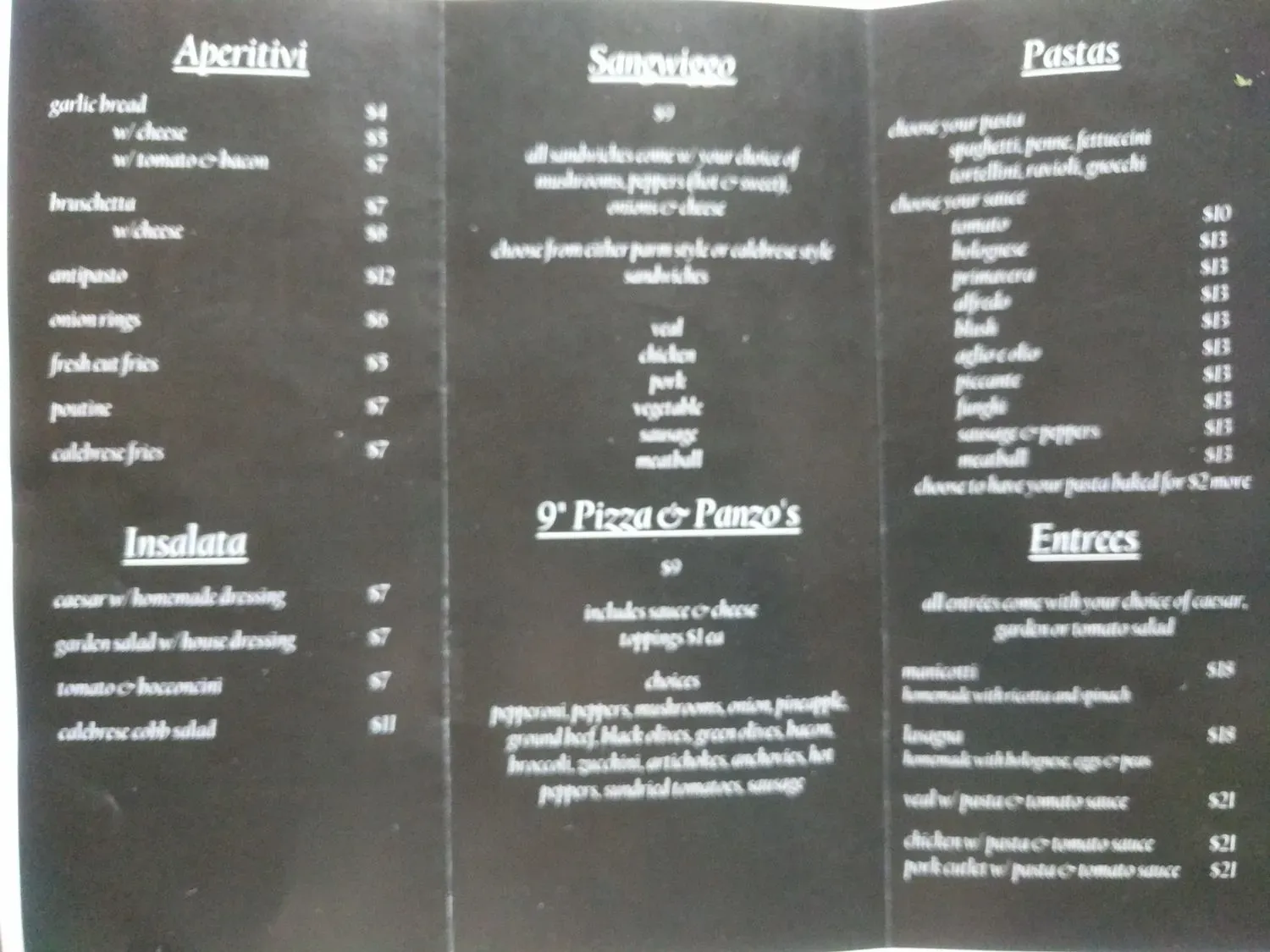 Menu 2