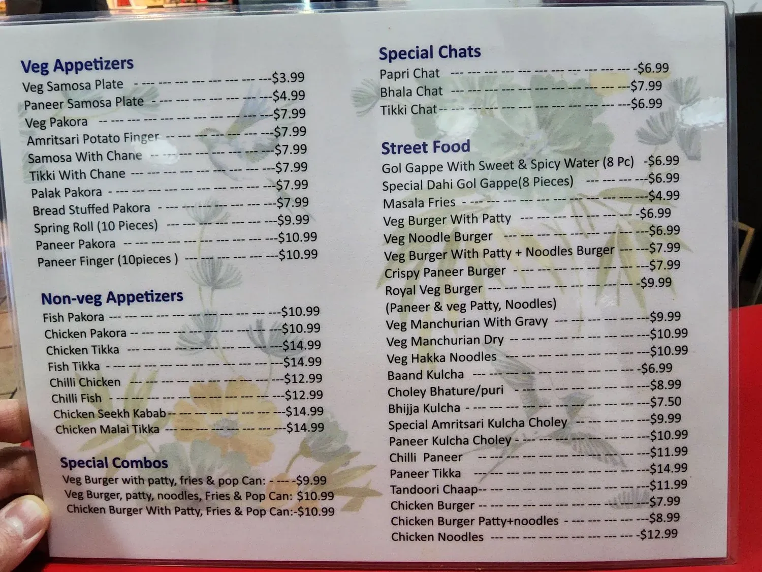 Menu 2