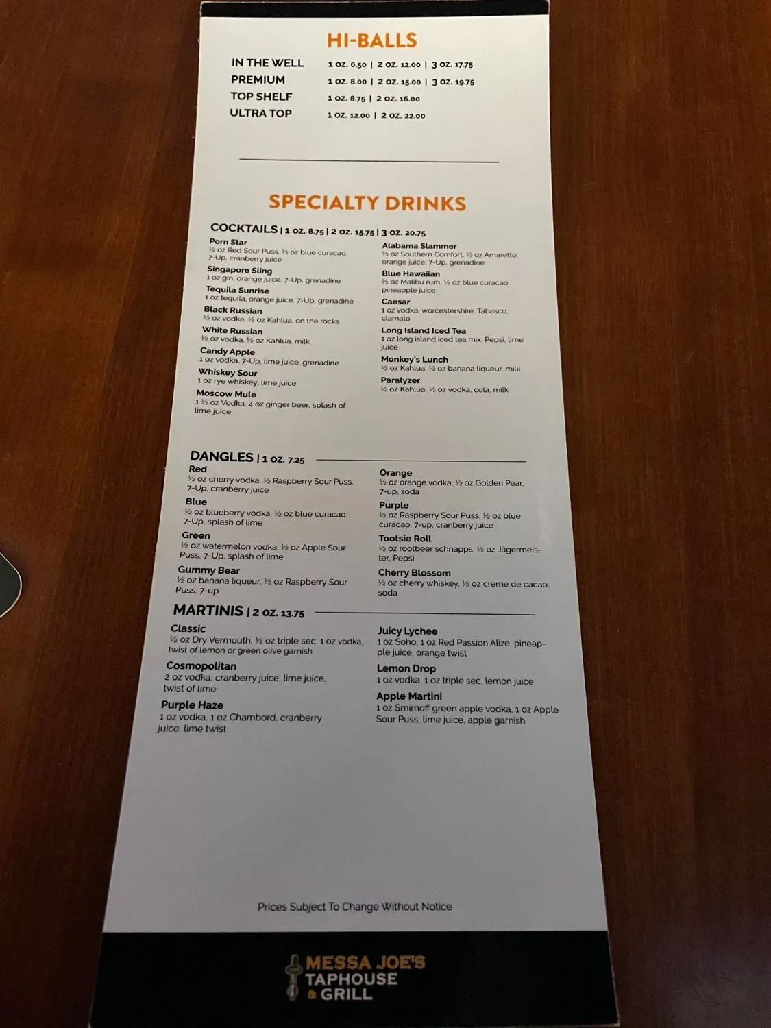 Menu 4