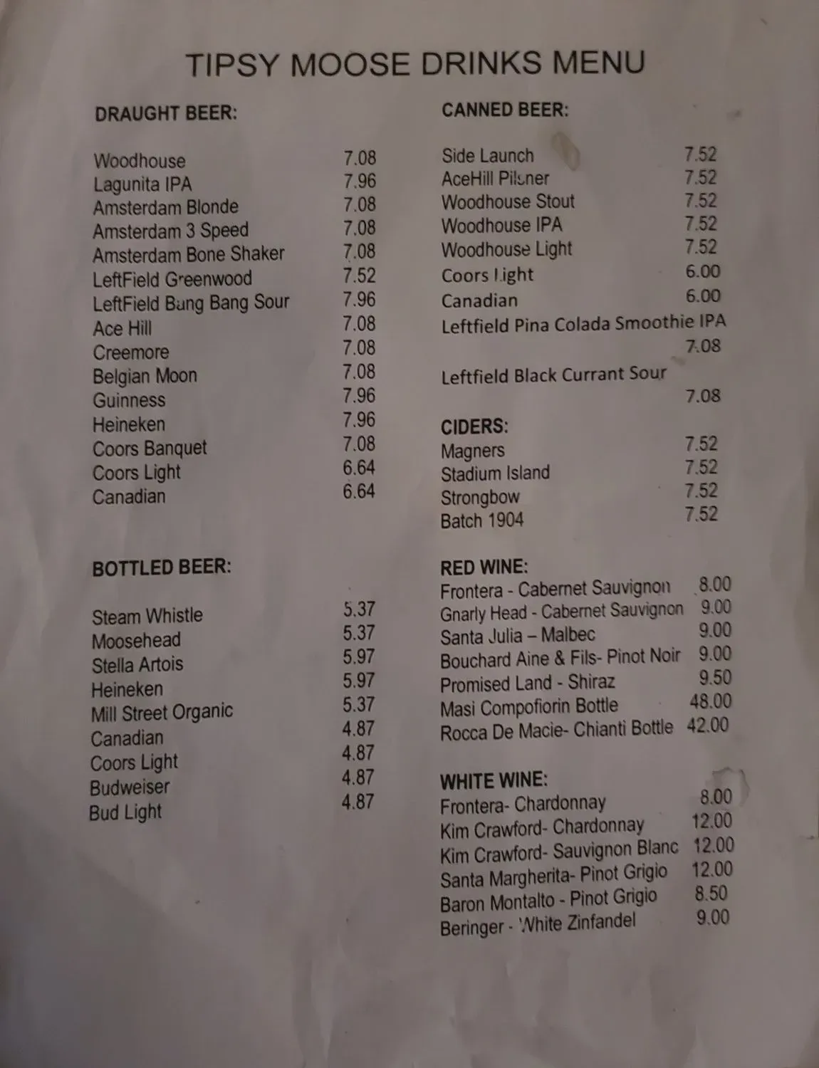 Menu 4