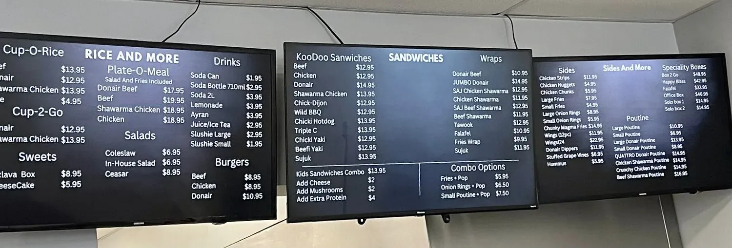 Menu 5