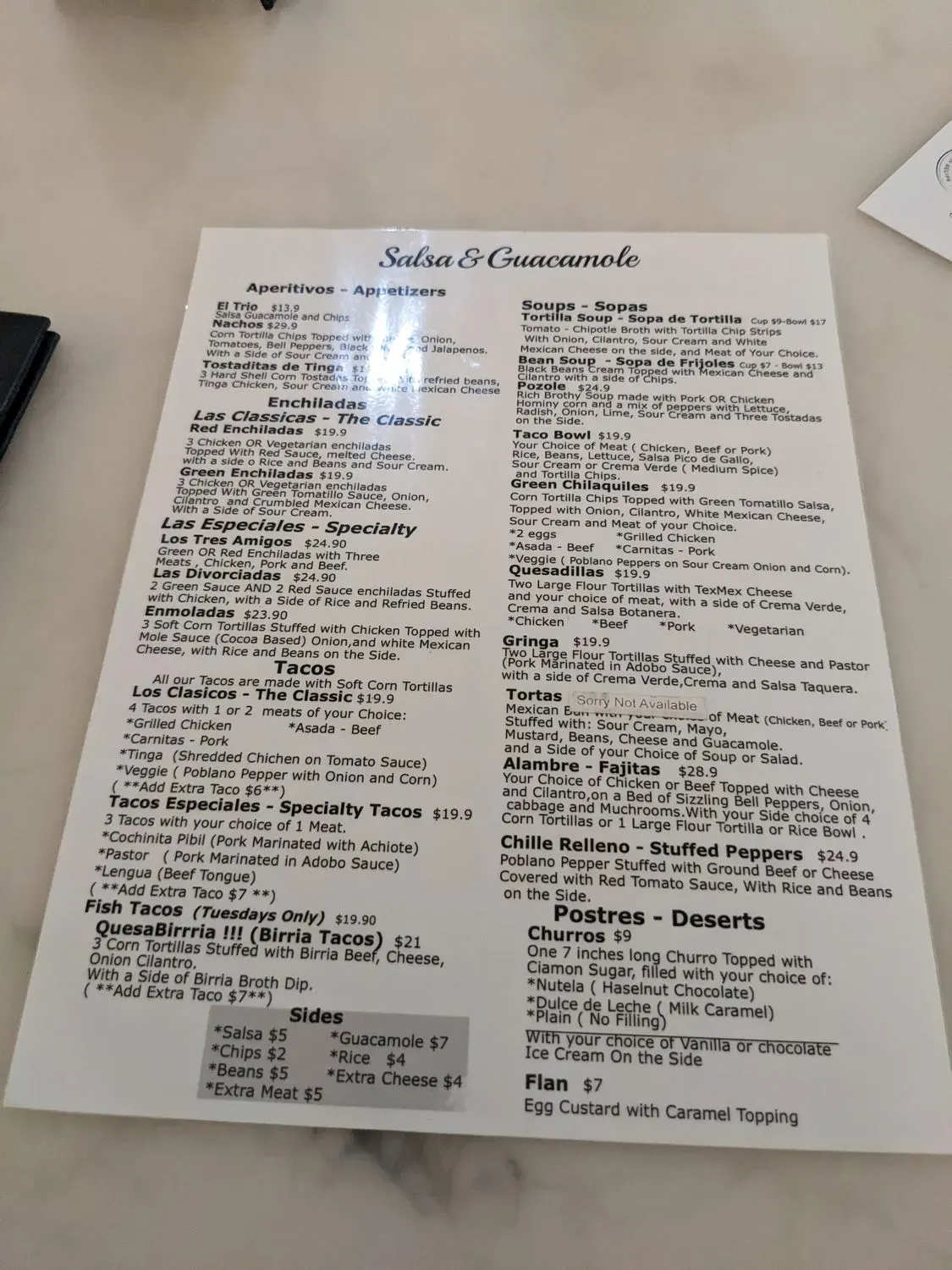 Menu 3