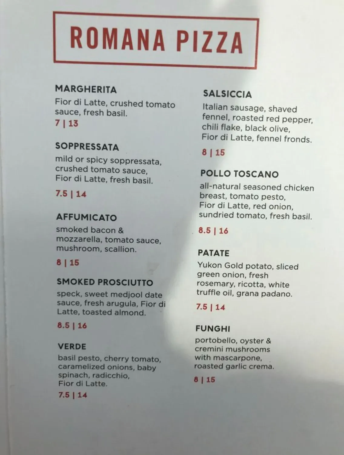 Menu 2