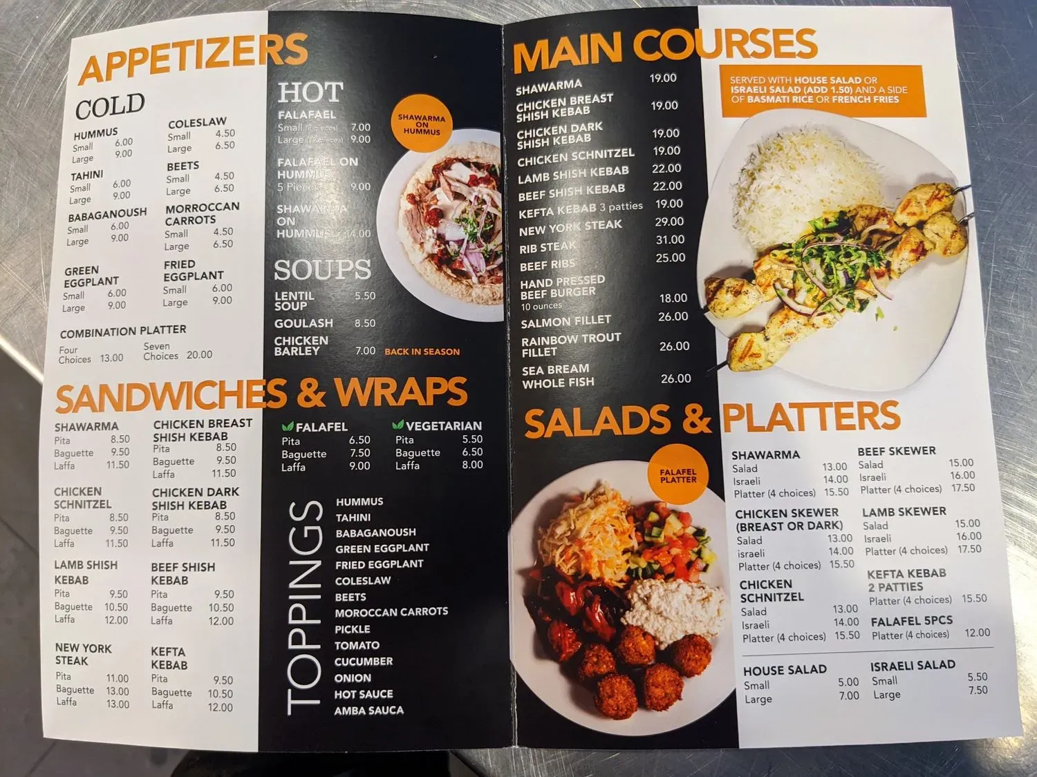 Menu 4