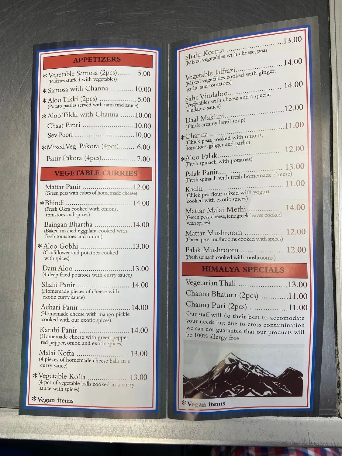 Menu 4