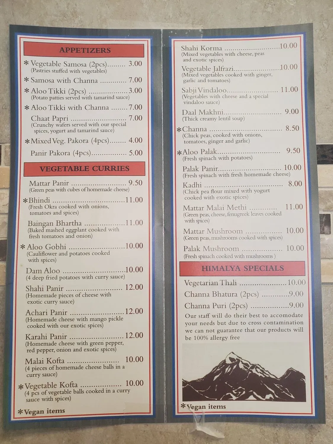 Menu 2