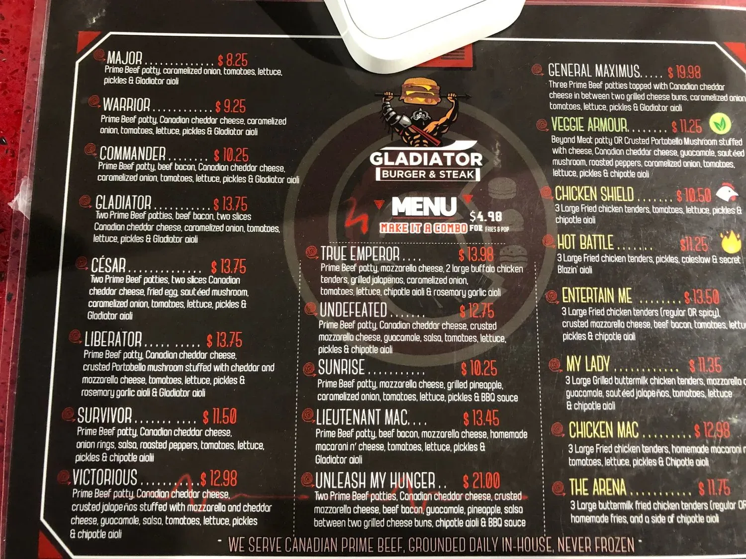 Menu 6