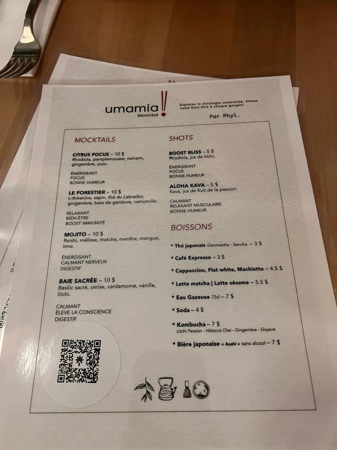 Menu 5