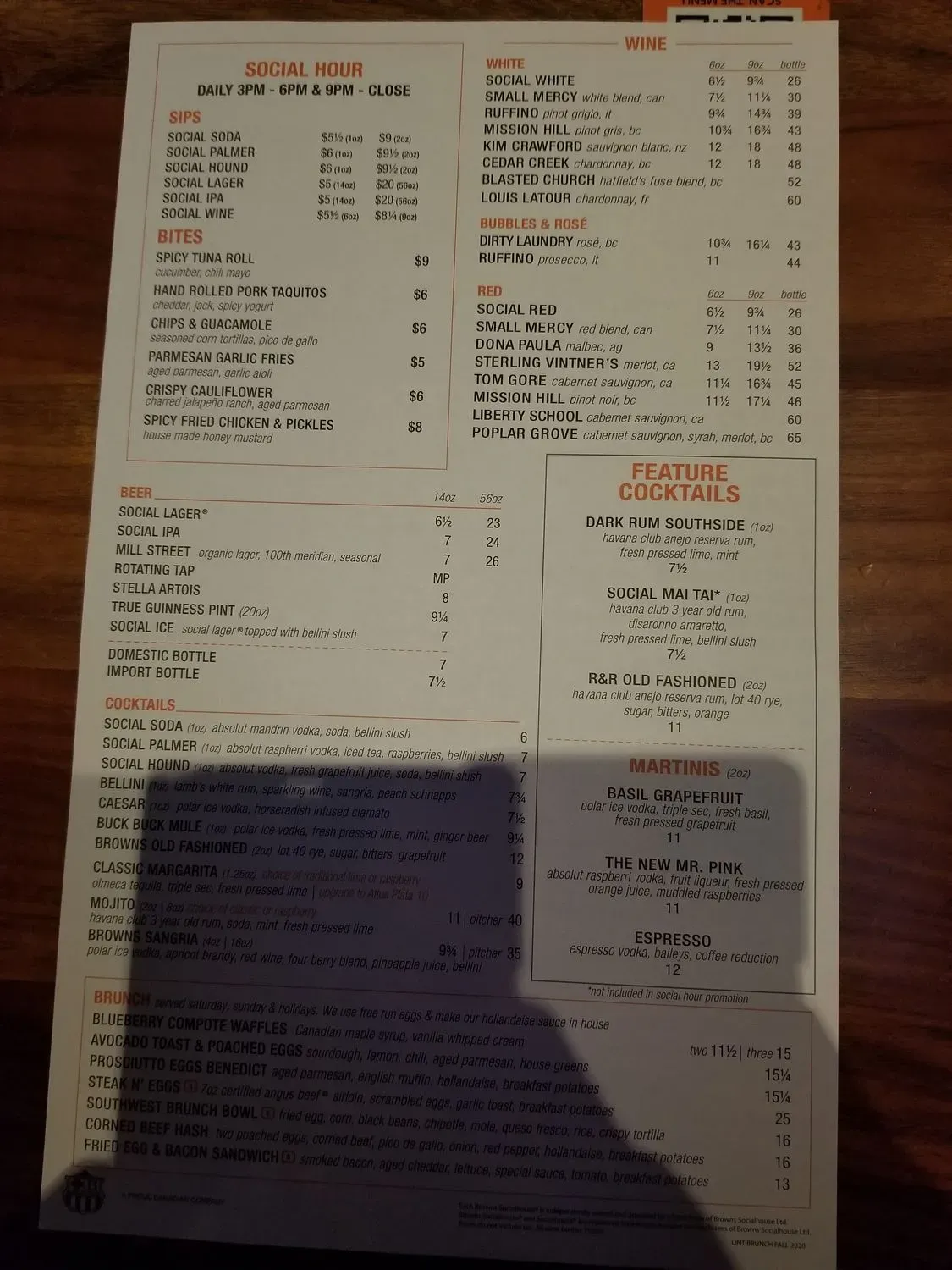 Menu 5