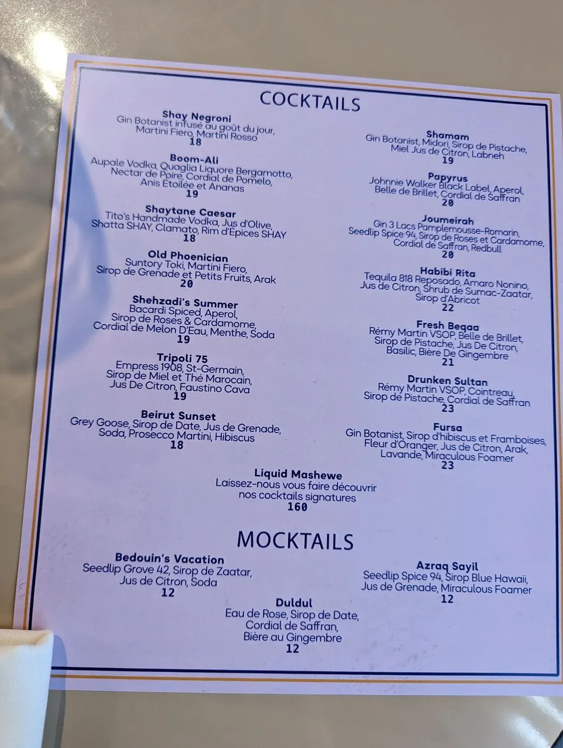 Menu 2