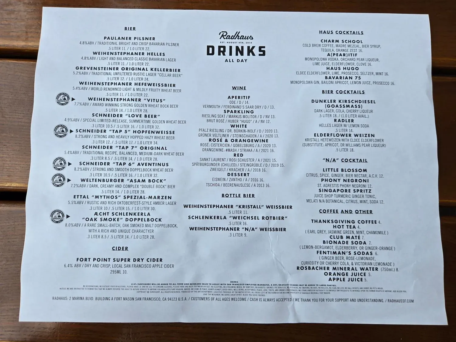 Menu 6