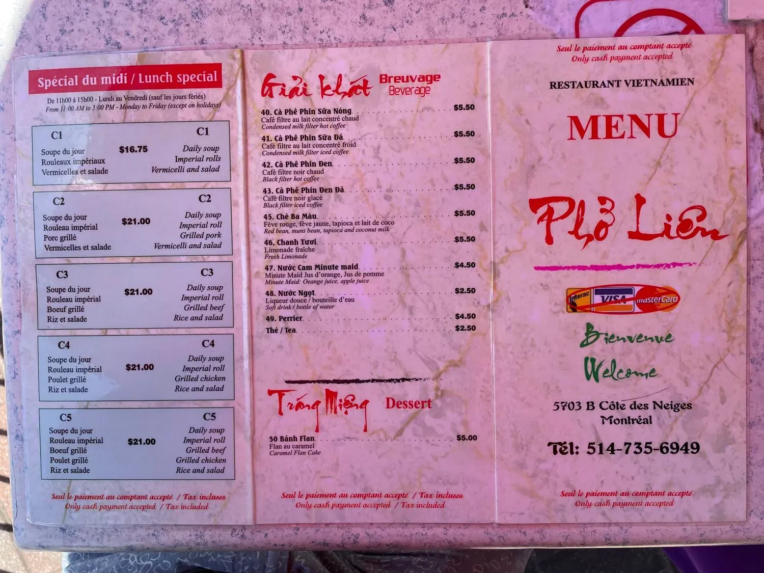 Menu 3