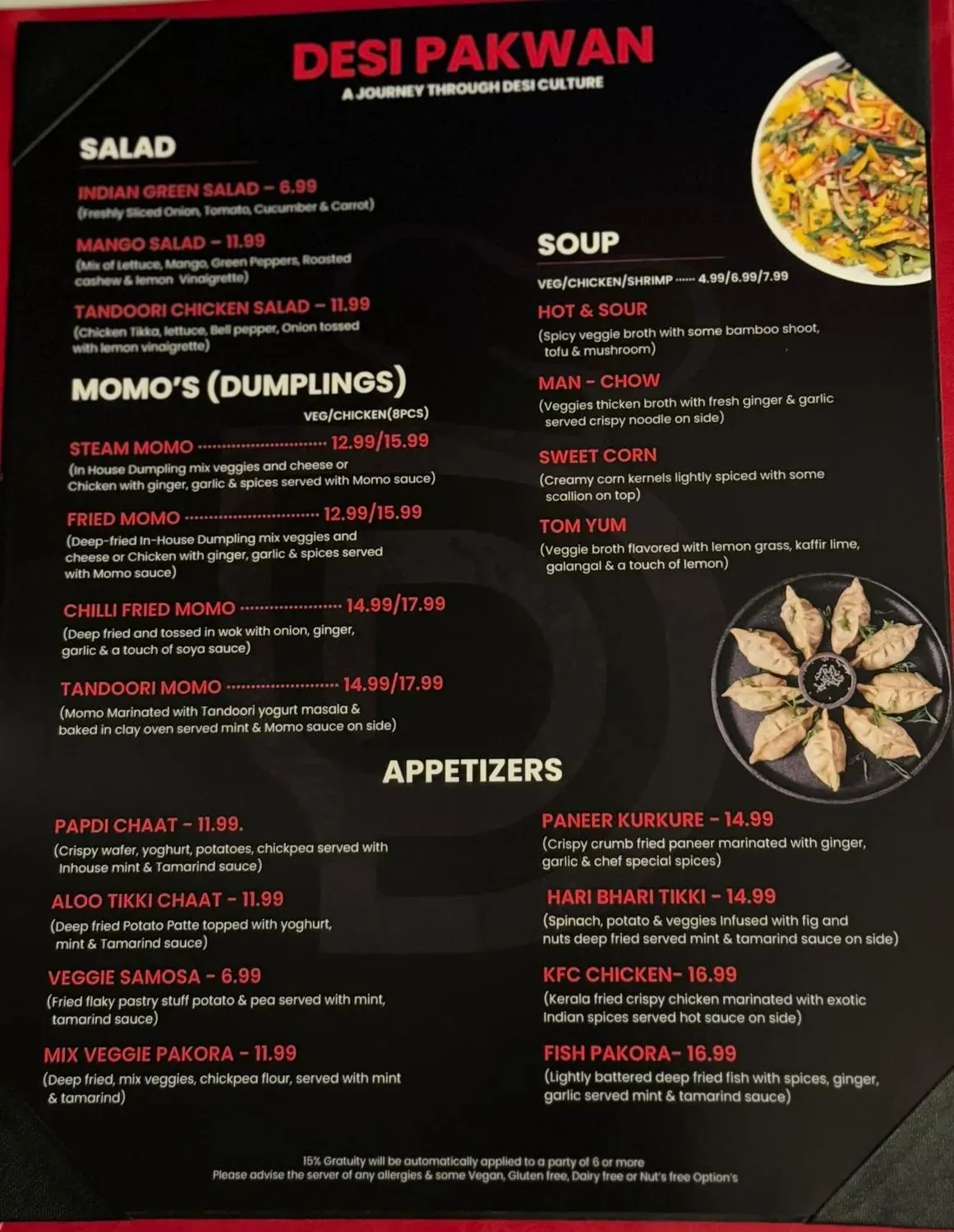 Menu 5