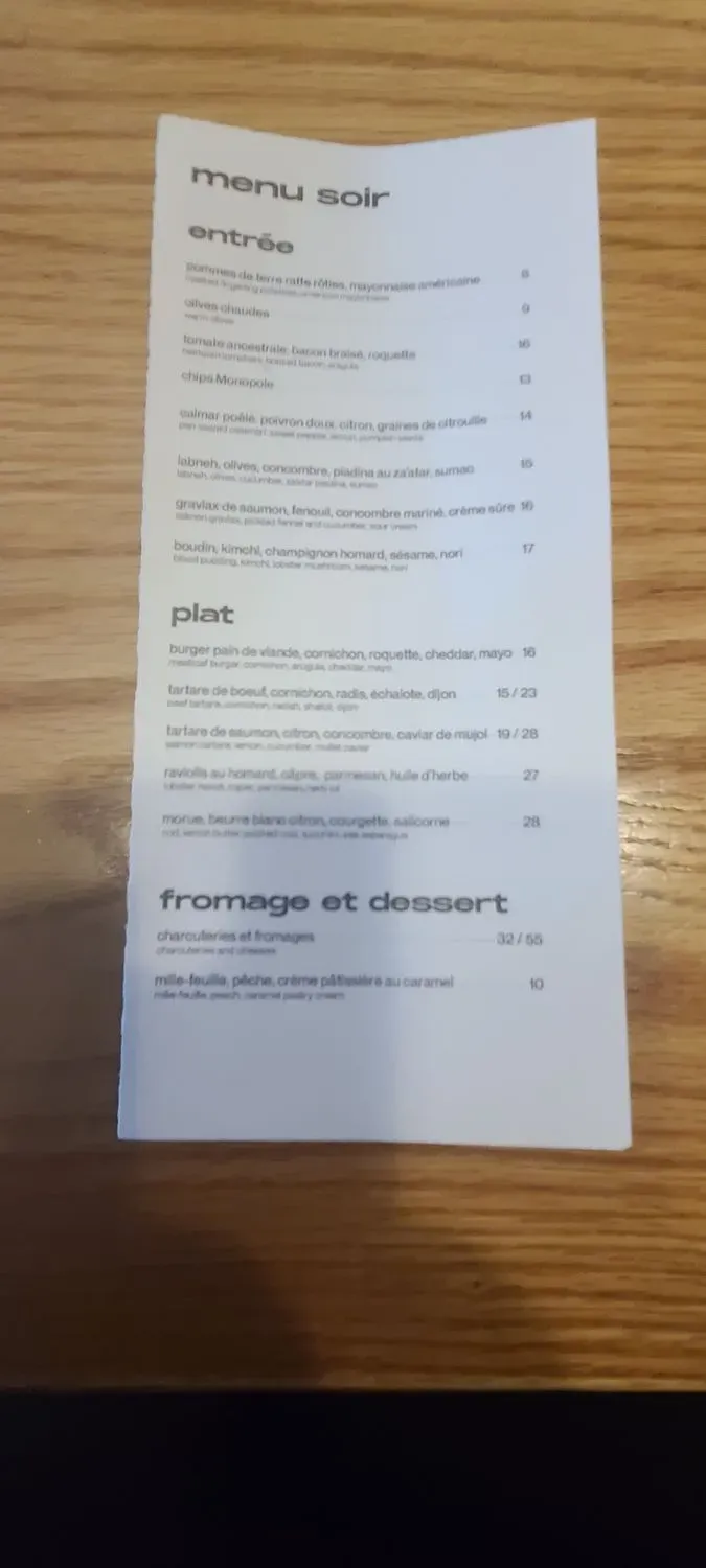 Menu 2