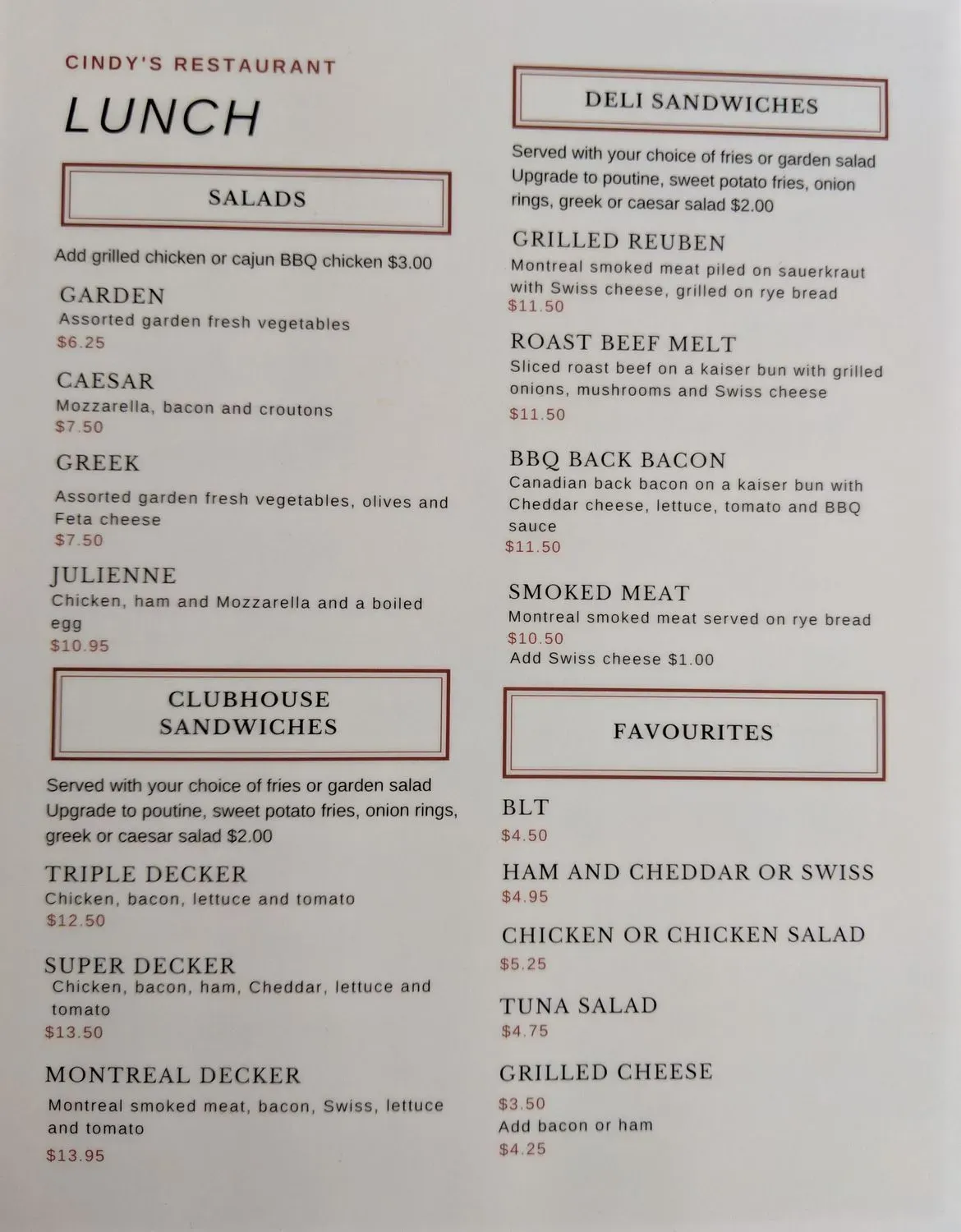 Menu 6