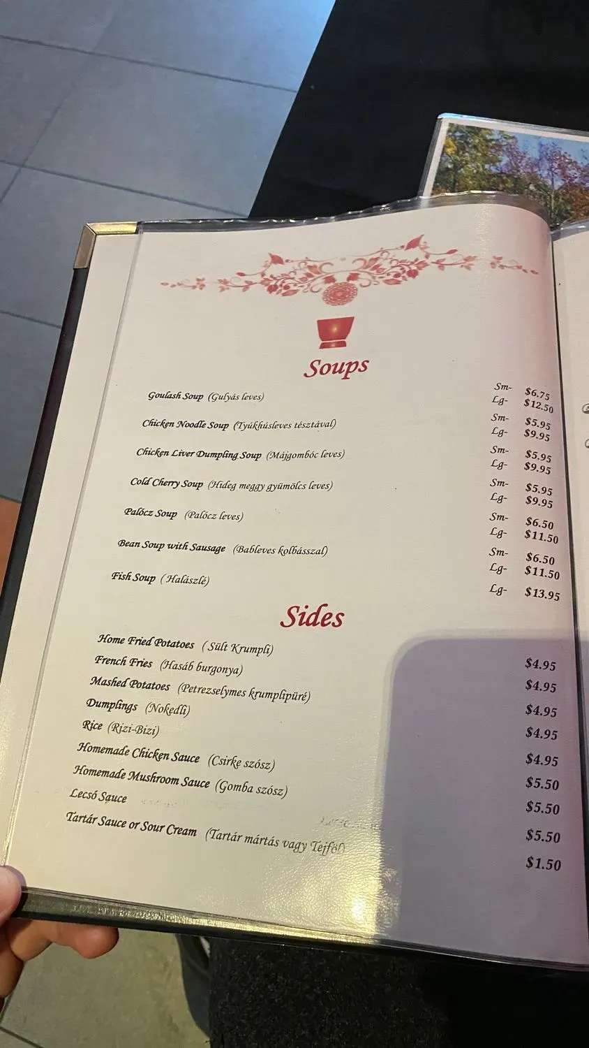 Menu 6