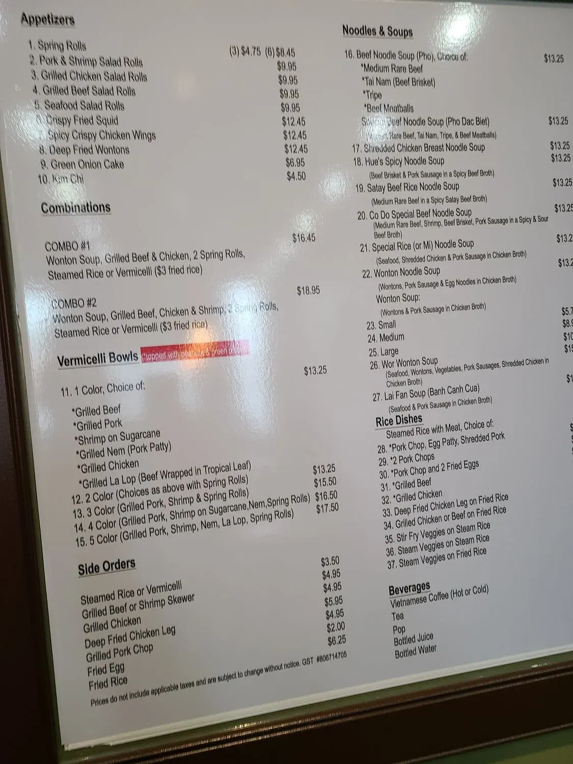 Menu 2