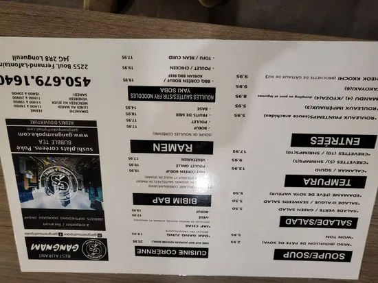 Menu 5