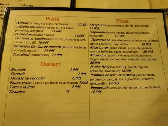 Menu 2