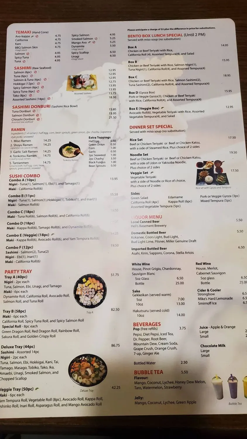 Menu 5